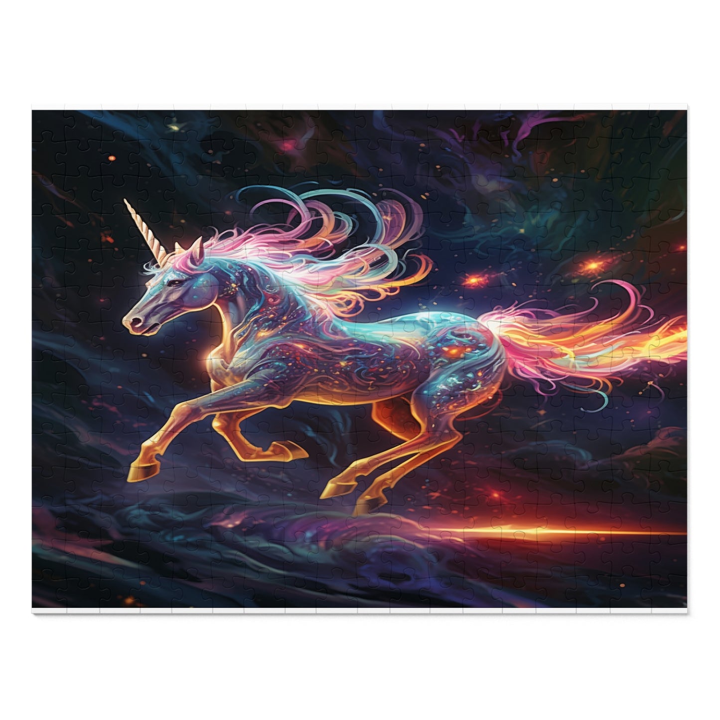 "The Magic Pony" Jigsaw Puzzle: Build a World of Fantasy (500,1000-Piece) Rainbow