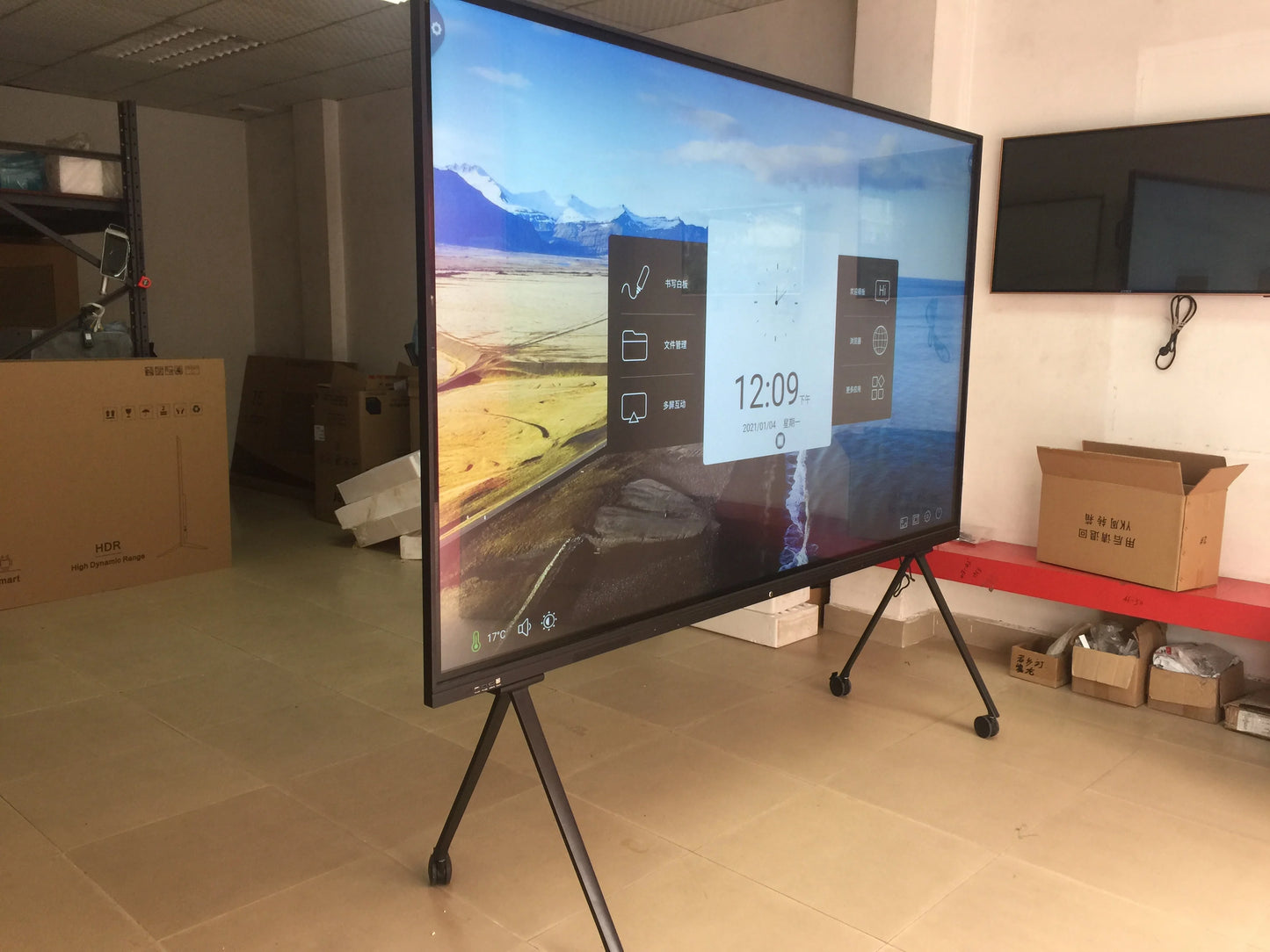 Interactive & Immersive: 95-120 Inch 4K Touchscreen Monitor with PC
