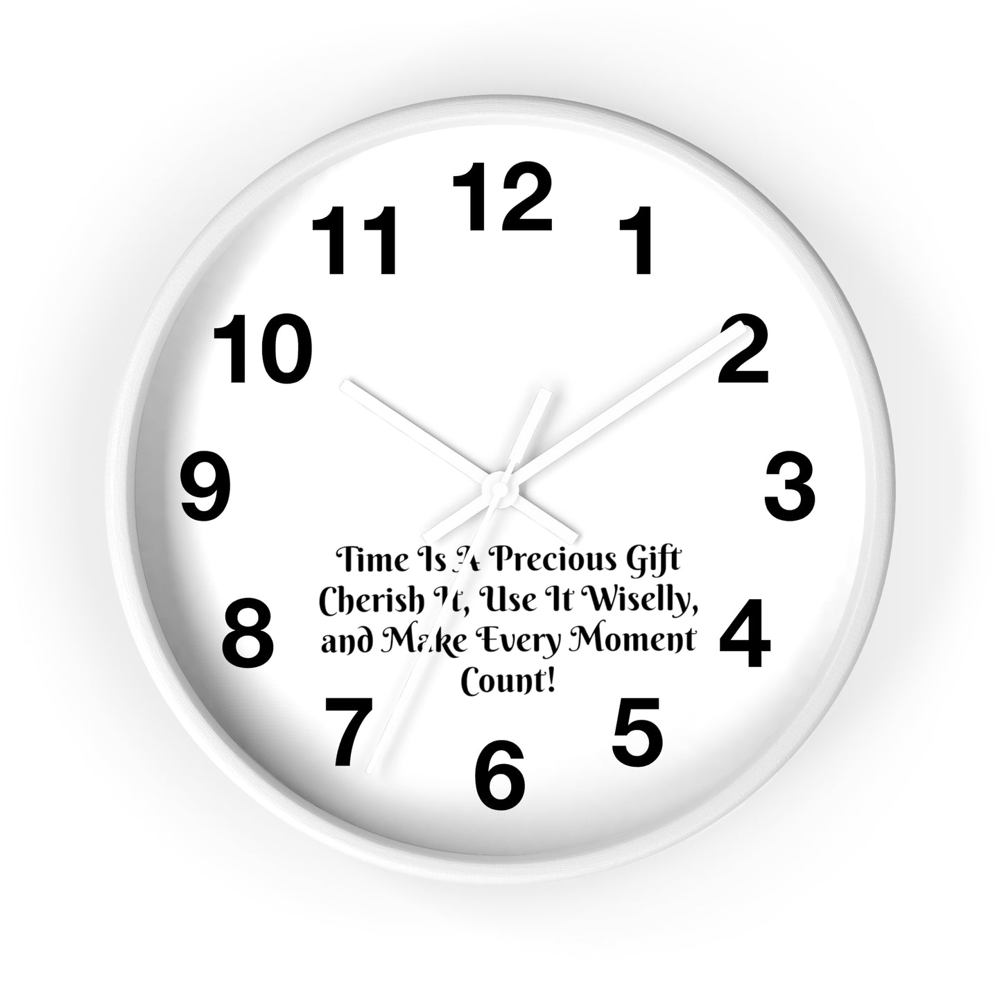 Time is a precious gift, cherish it, use it wisely, and make every moment count! Clock Wall Clock Home Use!