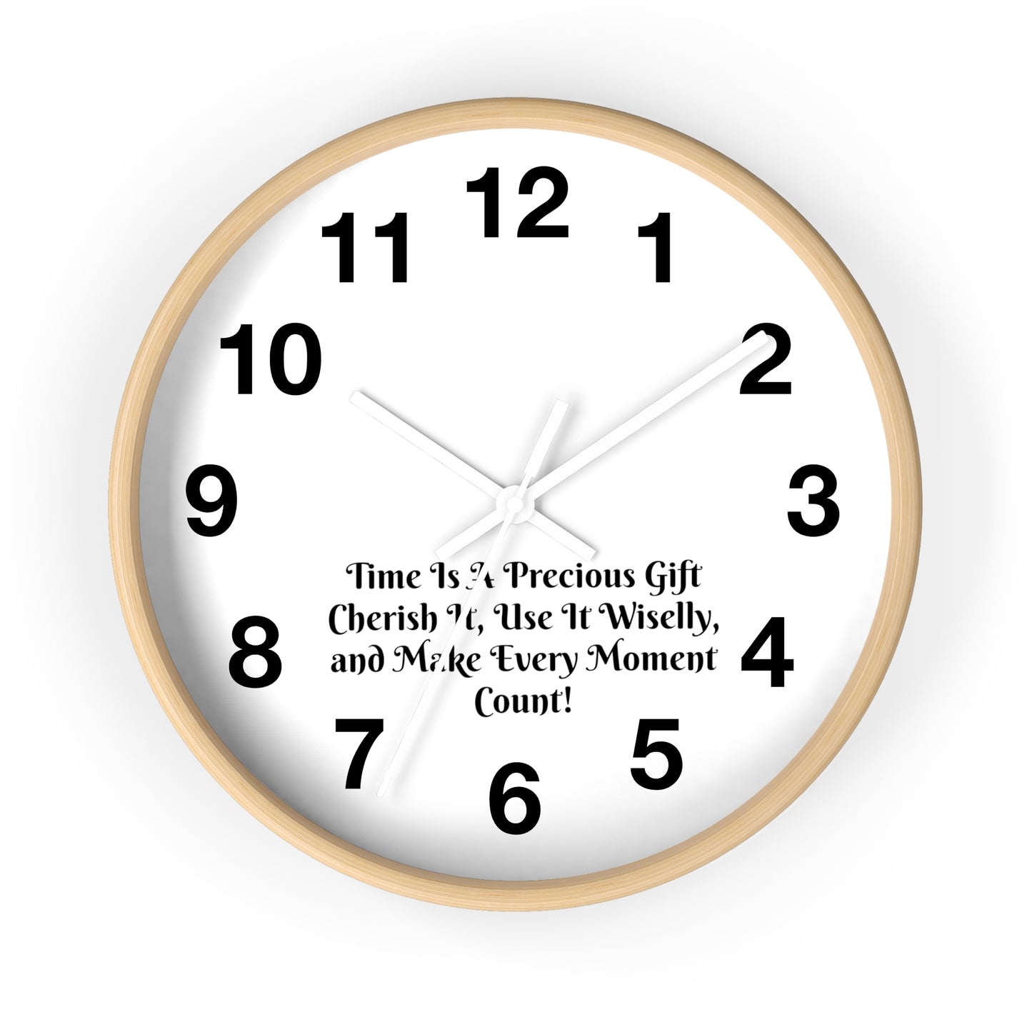 Time is a precious gift, cherish it, use it wisely, and make every moment count! Clock Wall Clock Home Use!