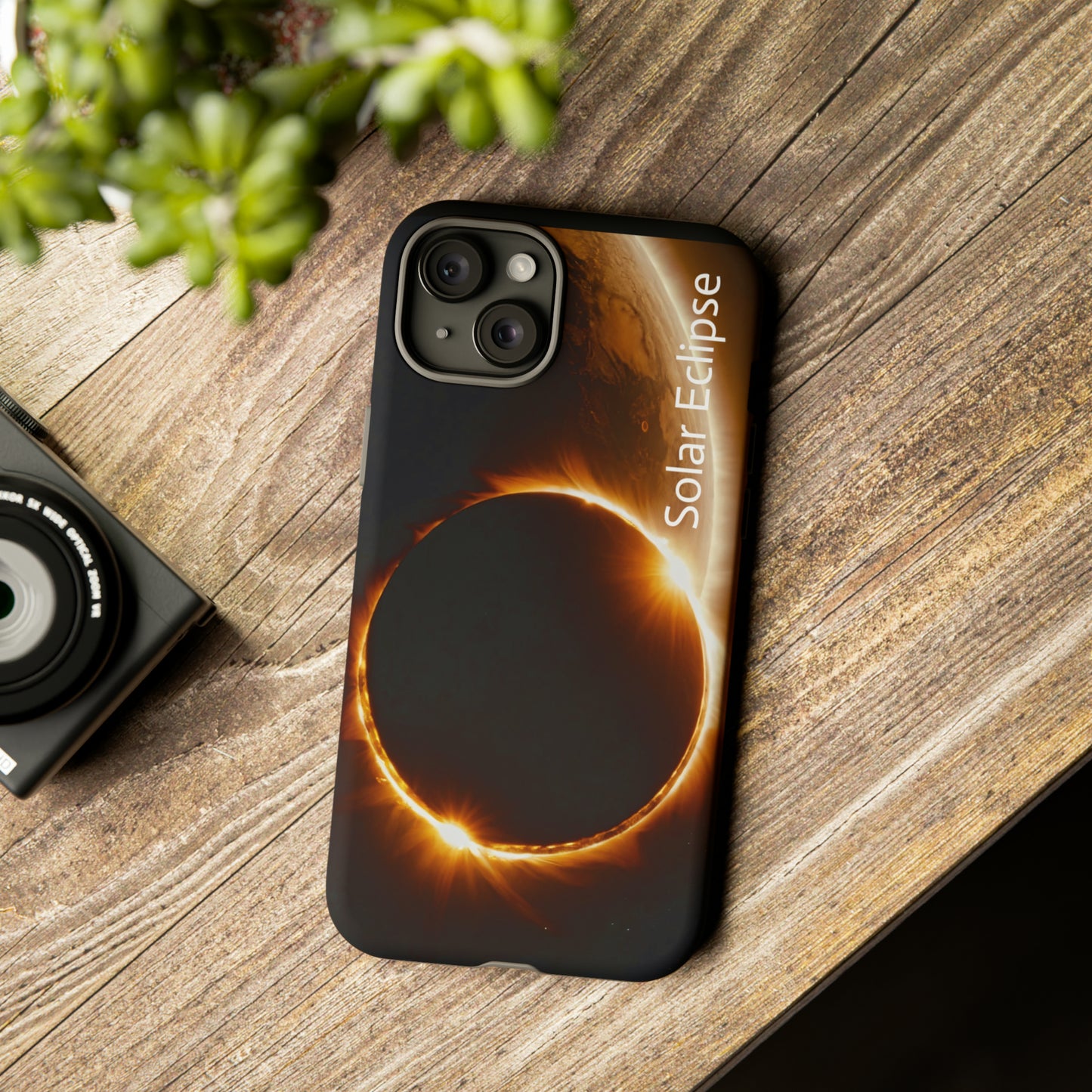 Solar Eclipse Phone Case: Protect Your Tech with Cosmic Style $39.99