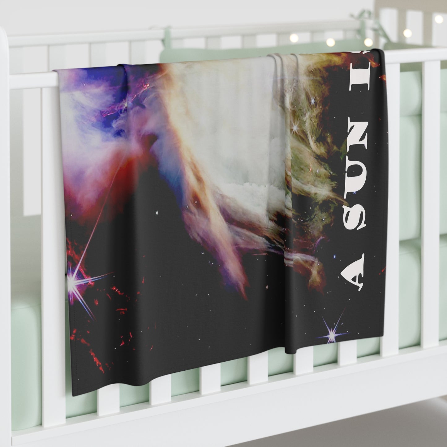 A Sun Is Born Soft & Cozy: Baby Swaddle Blanket with Adorable Design