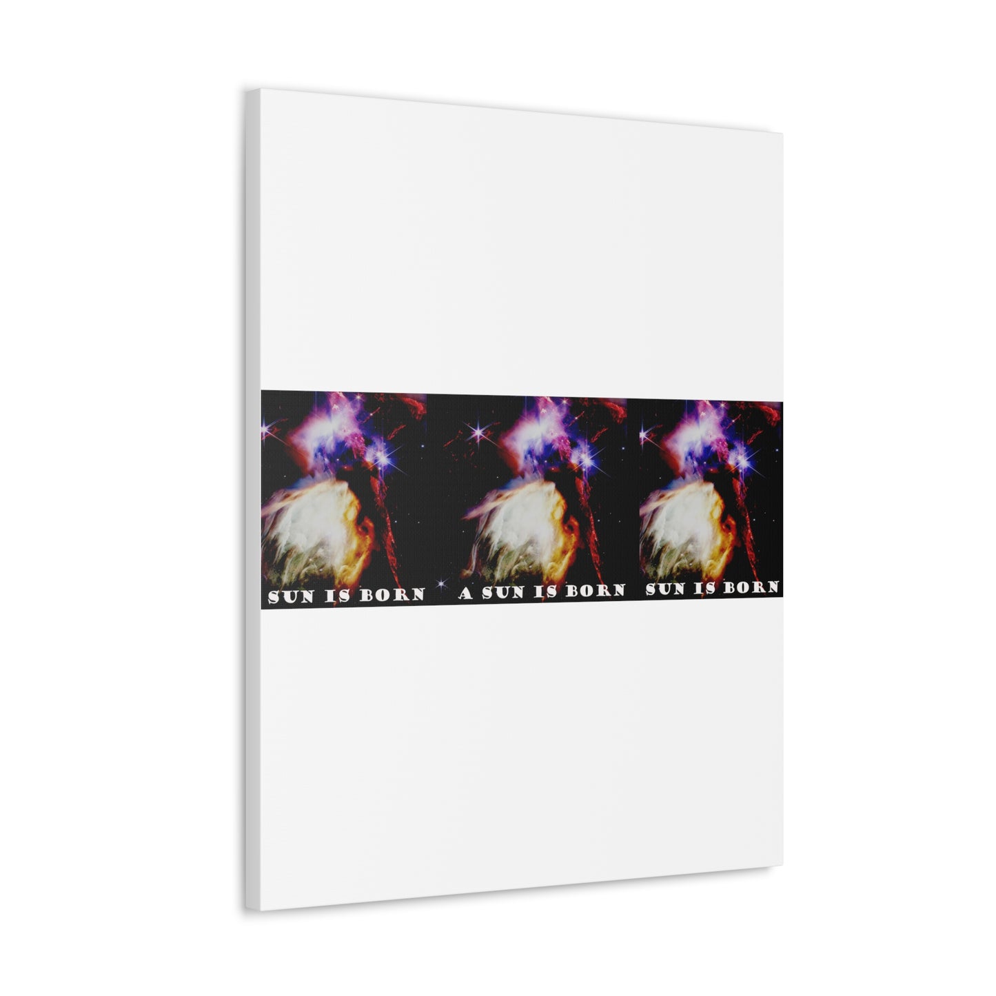 Witness Stellar Birth: Cosmos Series 10 Sun Canvas Print