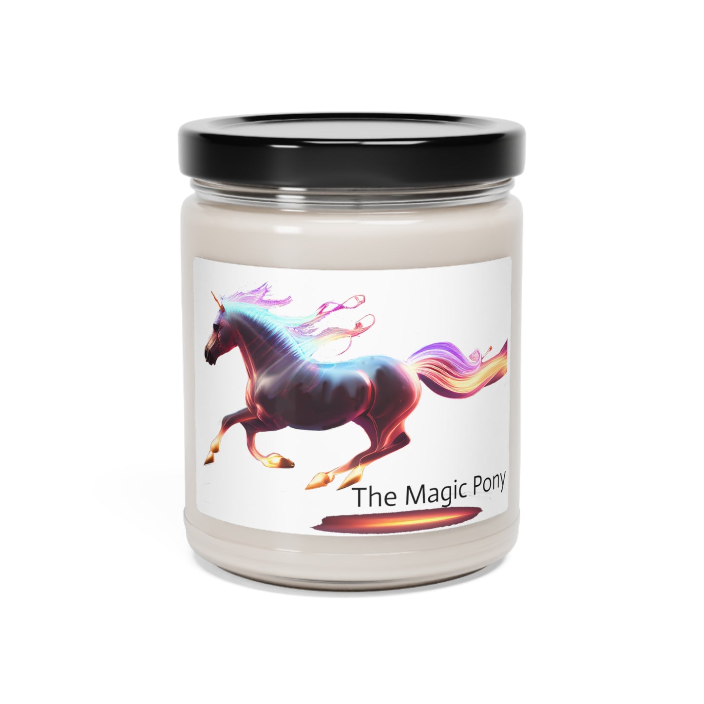 The Magic Pony" Candle: Light, Fragrance, Whimsical Charm 9oz