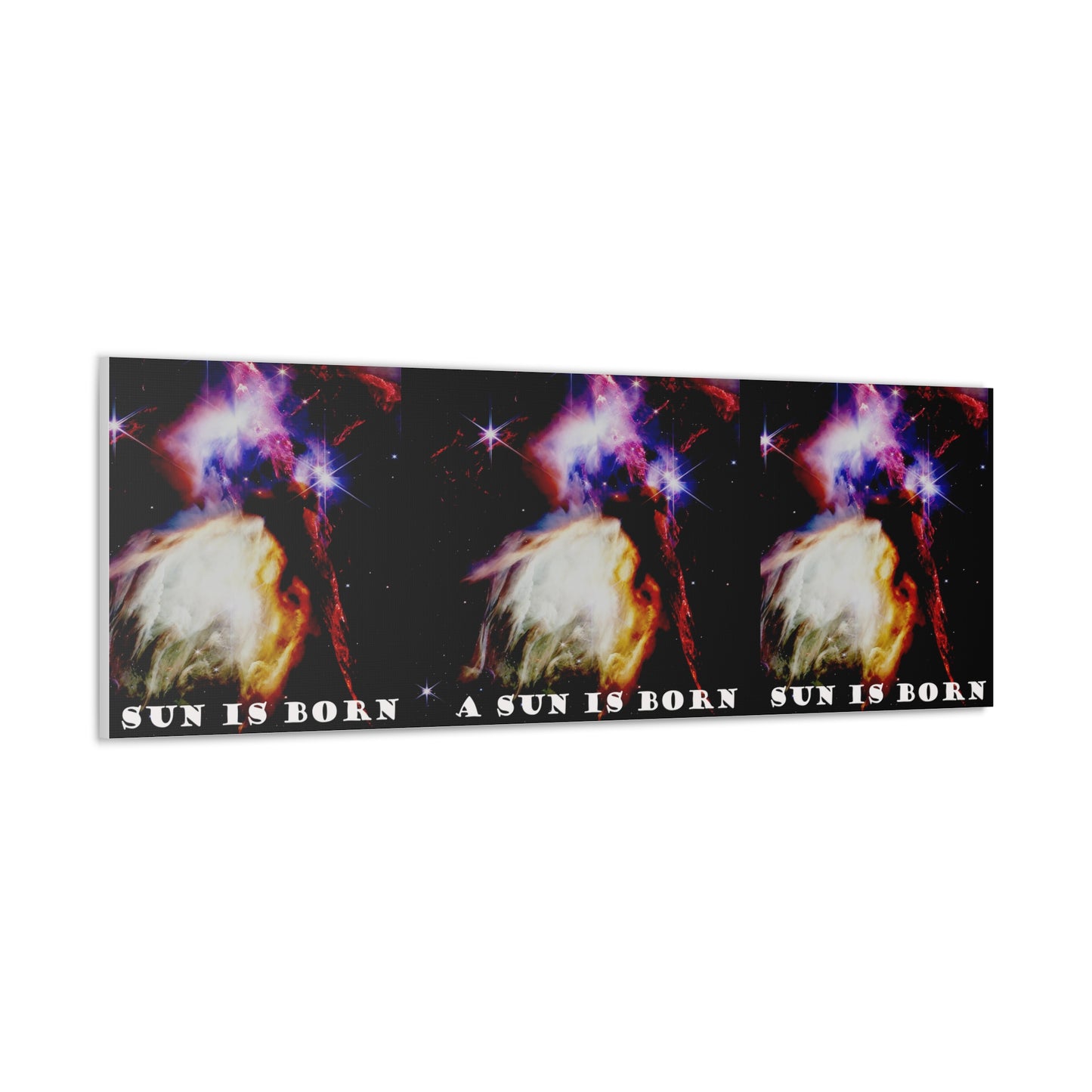 Witness Stellar Birth: Cosmos Series 10 Sun Canvas Print