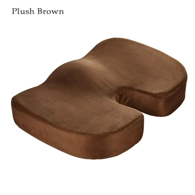 Orthopedic Hemorrhoid Seat Cushion - Memory Foam for Car, Office Chair, and Pain Relief