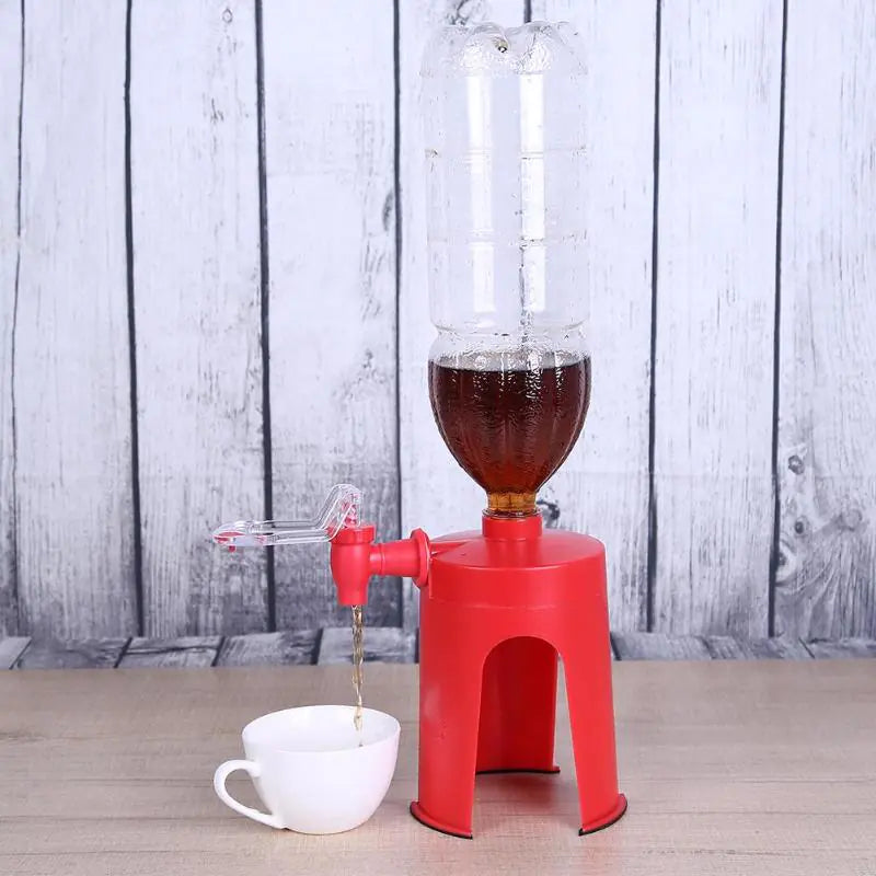 Upside Down Automatic Beverage Dispenser - A Novelty Drink Pouring Gadget for Home and Parties