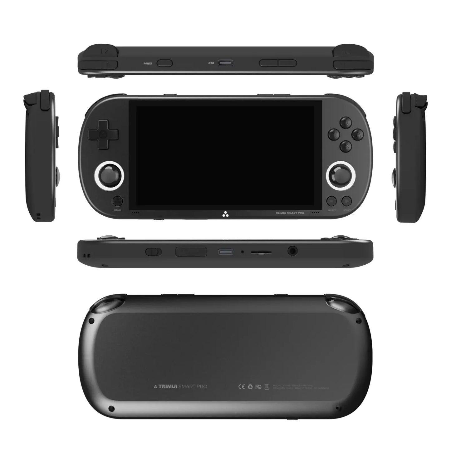 Ampown Smart Pro Handheld Game Console - 4.96'' IPS Screen, Linux System, RGB Lighting, Trimui Retro Gaming Console Gift