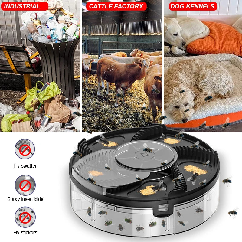 Automatic Flycatcher - USB Electric Pest Control, Indoor Insect Trap and Fly Killer