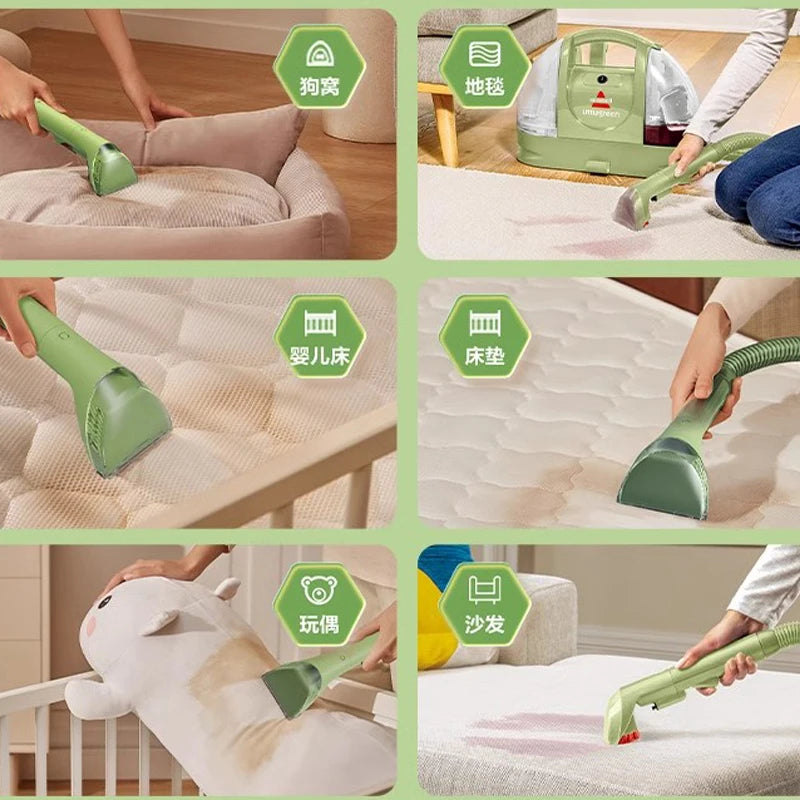 BISSELL Little Green Portable Carpet Cleaner - Multifunctional Home Vacuum for Pet and Stain Removal
