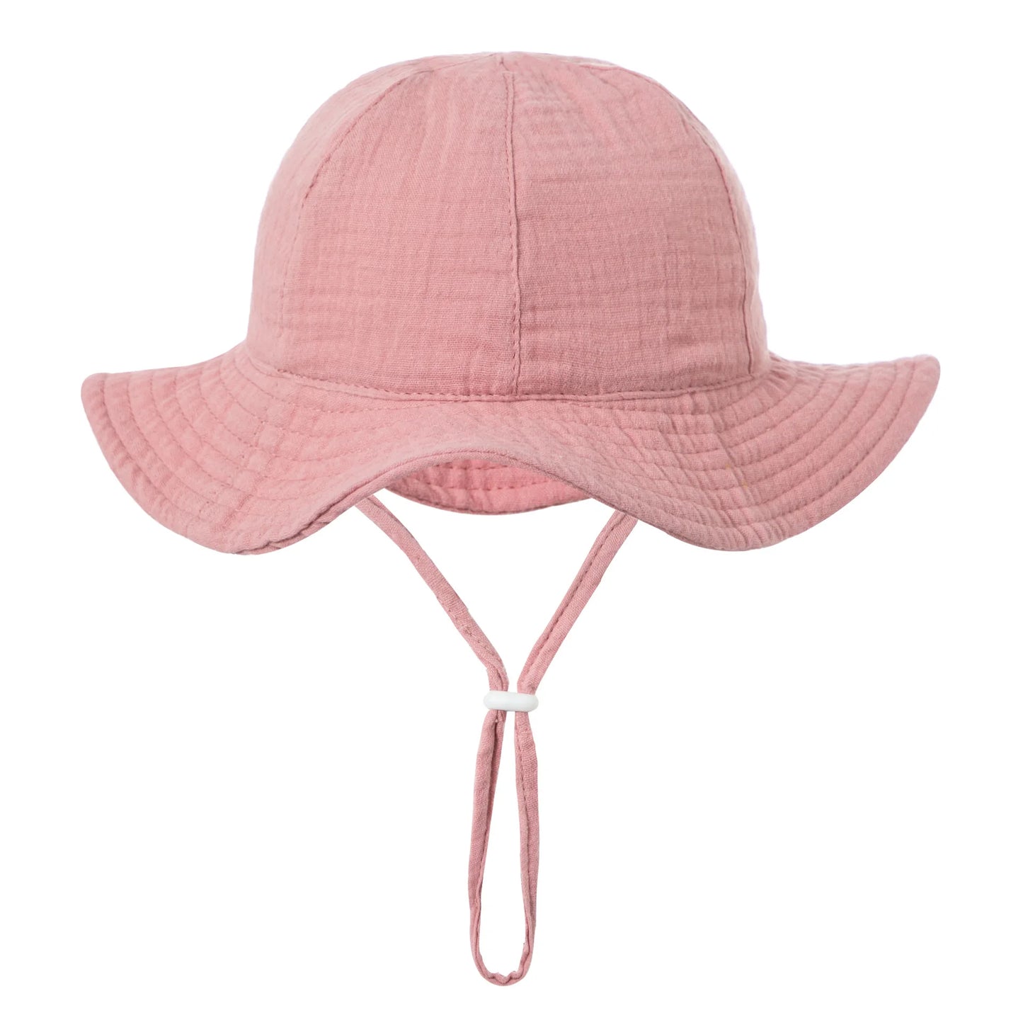 Baby Cotton Bucket Hat - Unisex Sunscreen Print Panama Hat for Boys and Girls, Ideal for Beach and Fishing, 3-12 Months