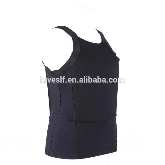 Bulletproof T-shirt Vest Ultra Thin Undershirt Covert Body Armor NIJ IIIA