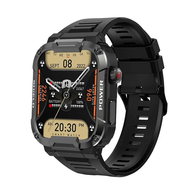 1.85" Outdoor Military Smart Watch for Men - Your Rugged Tech Companion