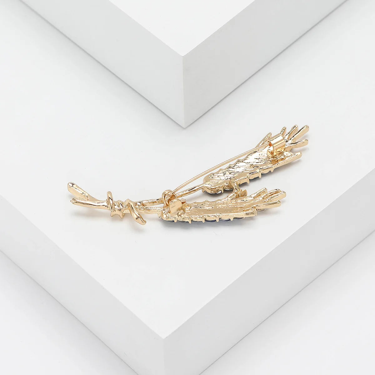 Dmari Women's Brooches - Korean Fashion Style, 3-Color Rhinestone Ear of Wheat Lapel Pins, Luxury Jewelry Accessories for Clothing