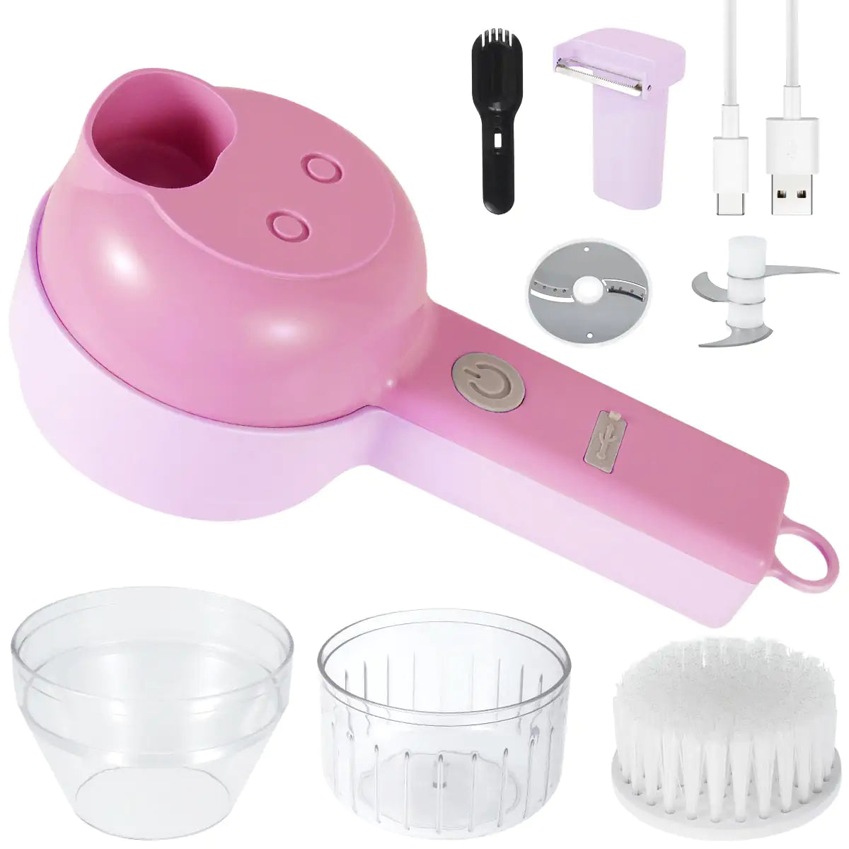 CUBEHEXA™ Electric Vegetable Slicer: Precision at the Press of a Button