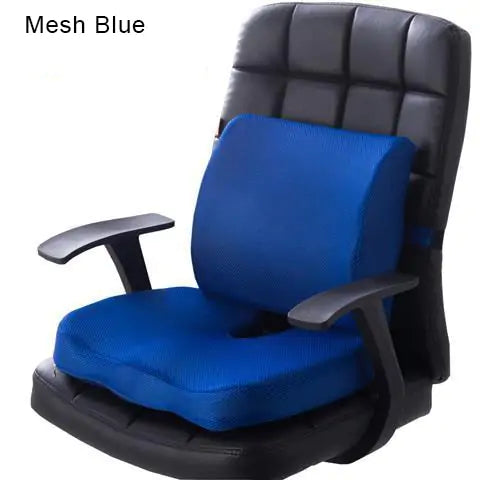 Orthopedic Hemorrhoid Seat Cushion - Memory Foam for Car, Office Chair, and Pain Relief