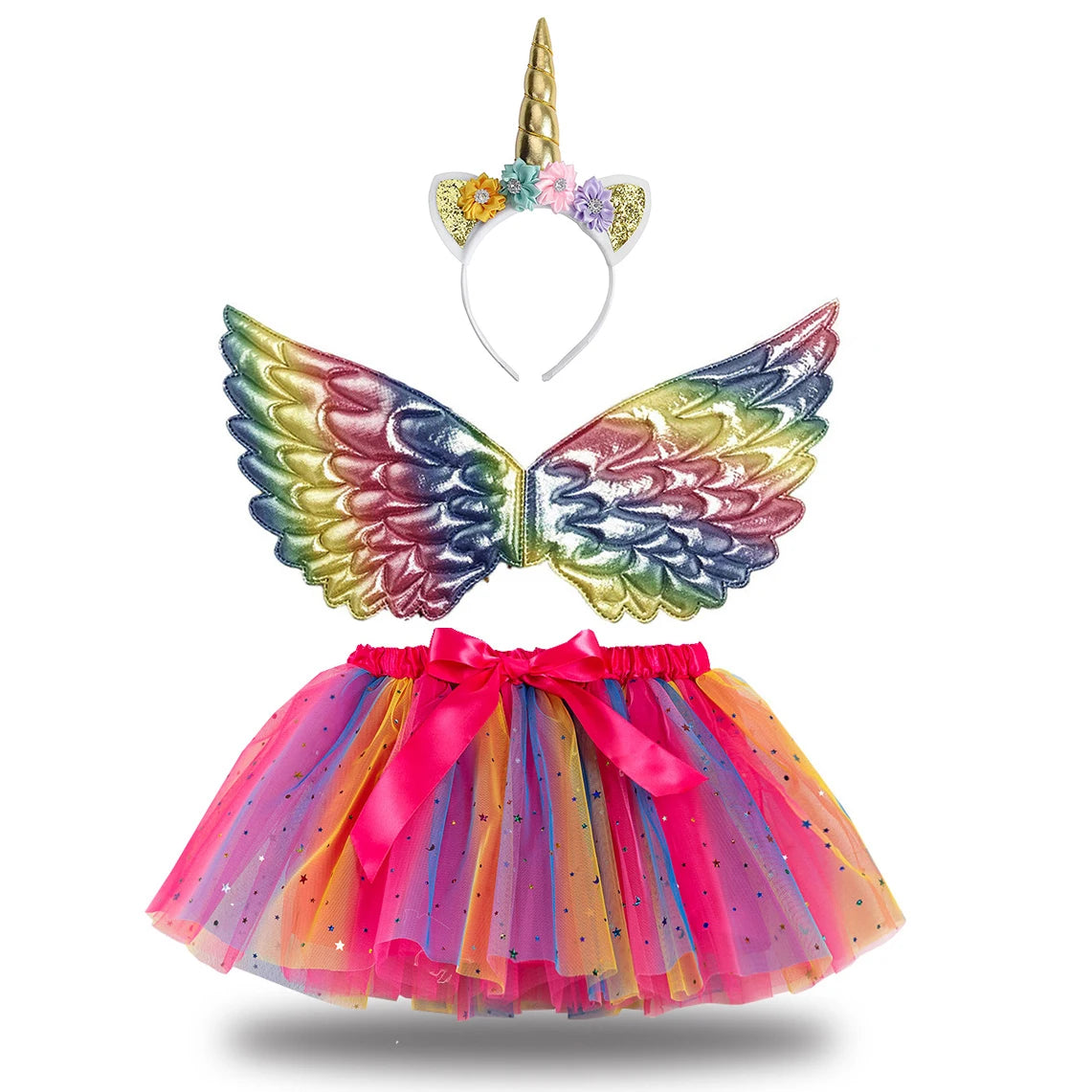 Unicorn Princess Cosplay Outfit for Girls - Birthday Party Costume Set