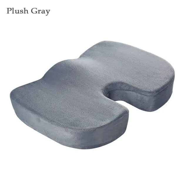 Orthopedic Hemorrhoid Seat Cushion - Memory Foam for Car, Office Chair, and Pain Relief