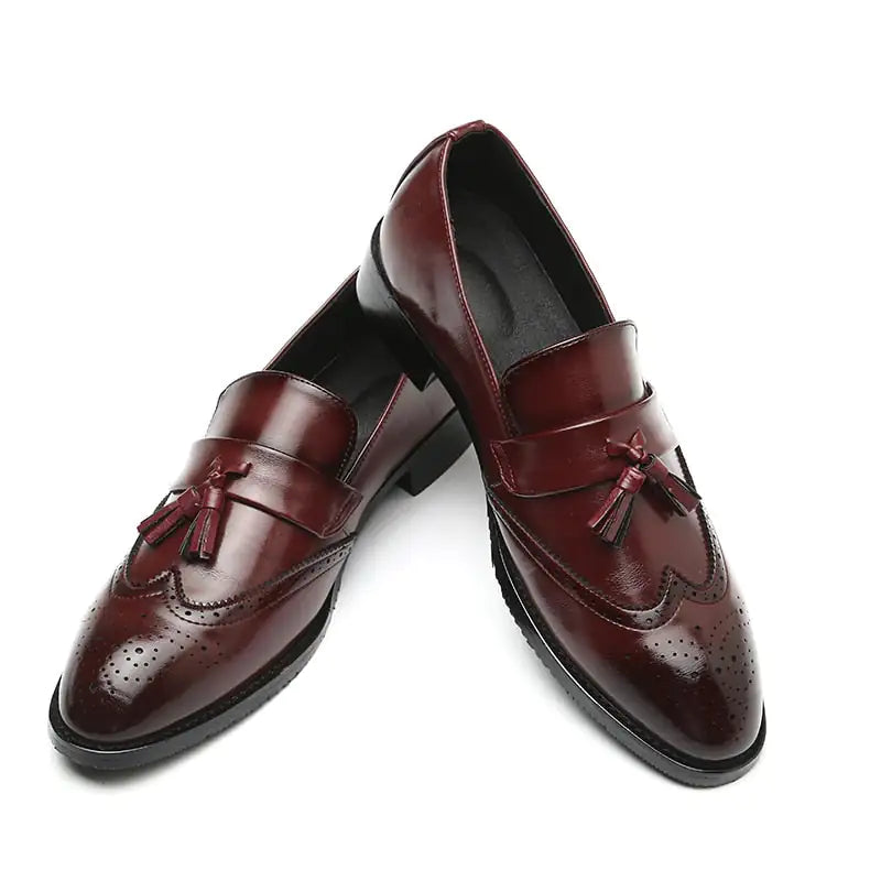 Timeless Style, Modern Ethos: Premium Vegan Leather Tassel Loafers