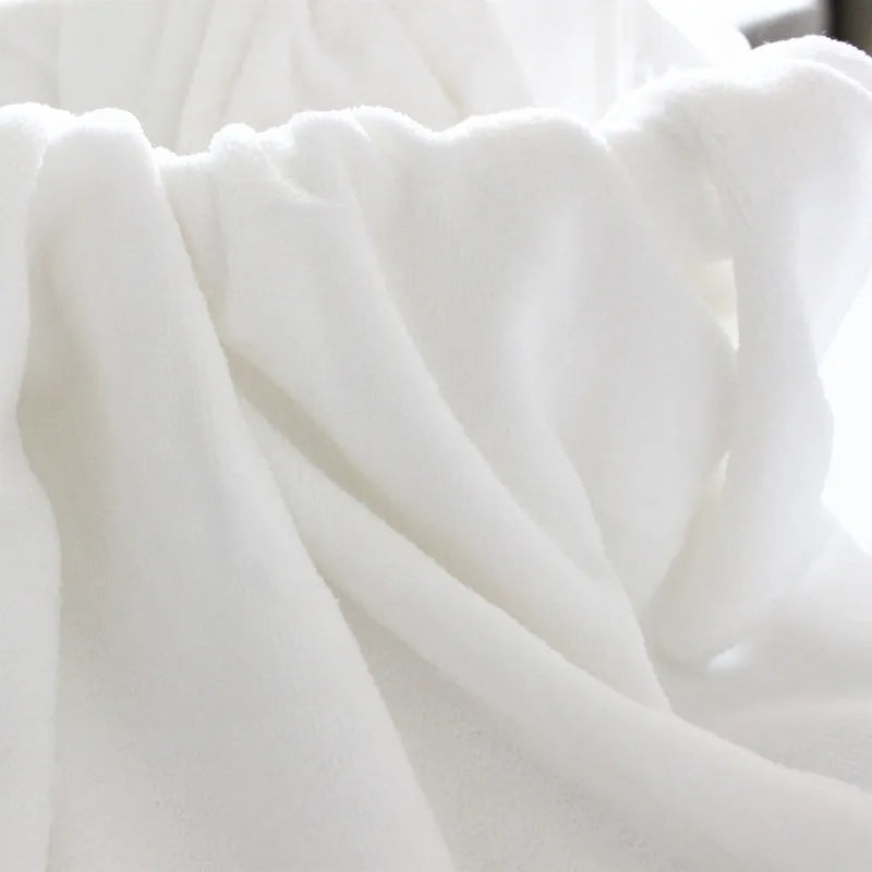 Indulge in Luxury: Spa-Quality White Embroidered Bath Towels