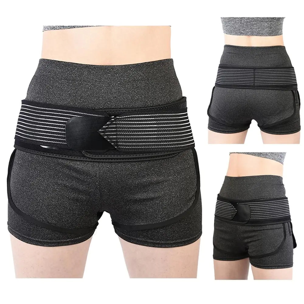 Immediate Relief Hip Belt - Adjustable Hip Compression SI Brace for Pain Alleviation