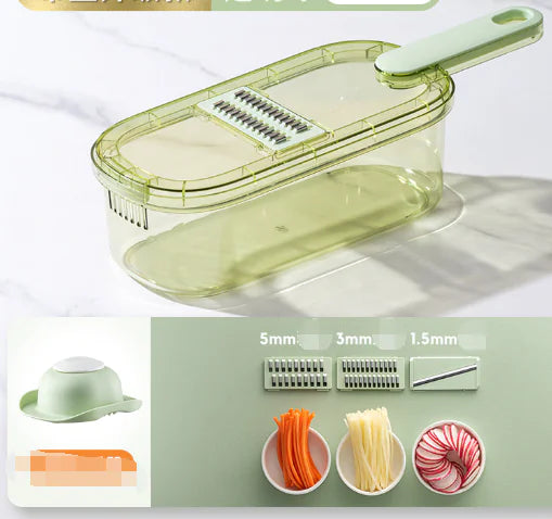 Multifunction Vegetable Cutter with Basket and Brush: Your Ultimate Kitchen Companion