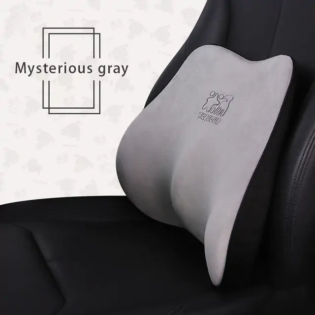 Car Seat Lumbar Pillow - Enhanced Support for Comfortable, Pain-Free Driving