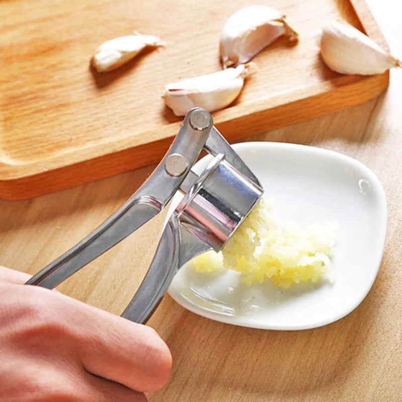 Imitating Stainless Steel Garlic Press Crusher Kitchen Cooking Vegetables Ginger Squeezer Masher Handheld Ginger Mincer Tools