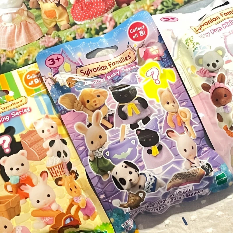 Sylvanian Families Japan Kawaii Camping Dress-Up Baby Doll Blind Box - Cute Anime Figures and Room Ornaments