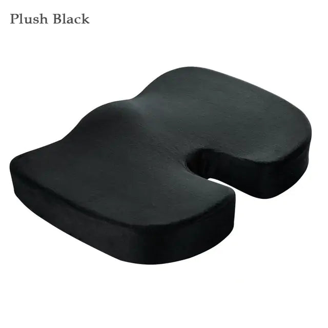 Orthopedic Hemorrhoid Seat Cushion - Memory Foam for Car, Office Chair, and Pain Relief