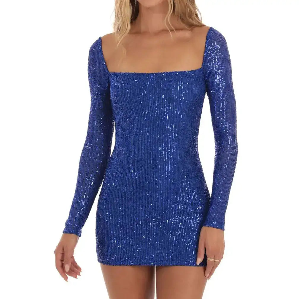 Glamorous Sequin Mini Dress: Dazzle and Delight