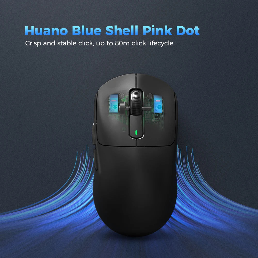 Kysona M600 PAW3395 Wireless Bluetooth Gaming Mouse "Is The Sh**"-It has 26000 DPI, 6 Buttons