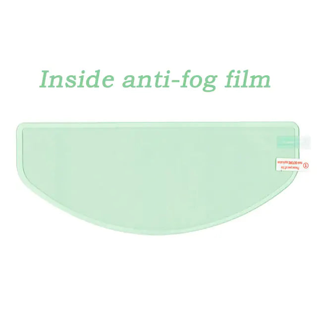Motorcycle Helmet Anti-Fog Film - Clear Vision, Rainproof Coating
