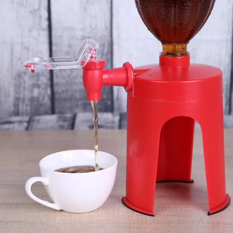 Upside Down Automatic Beverage Dispenser - A Novelty Drink Pouring Gadget for Home and Parties