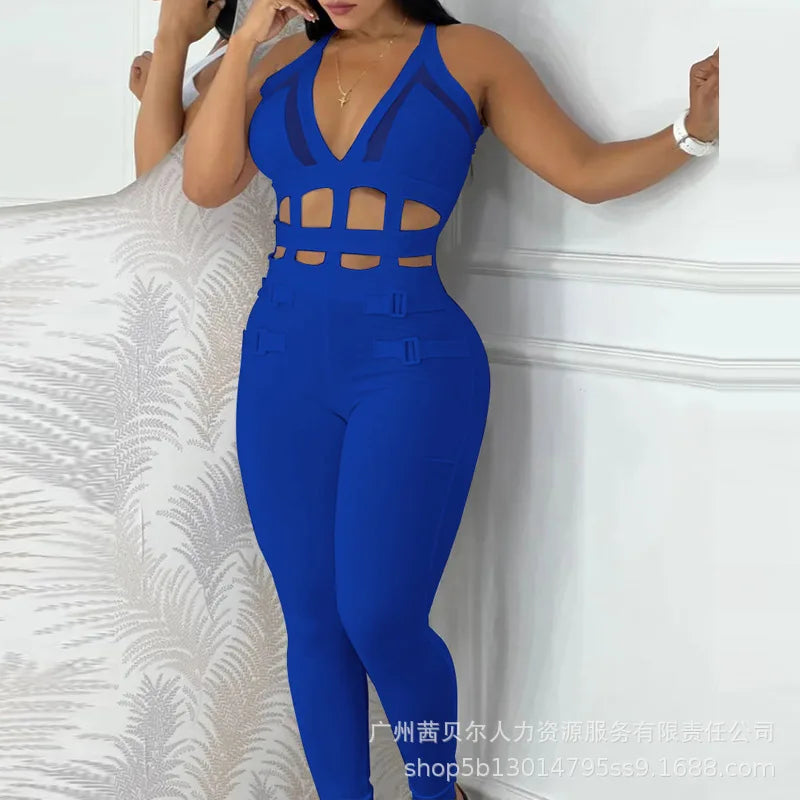 Effortless Summer Style: White Bodycon Jumpsuit