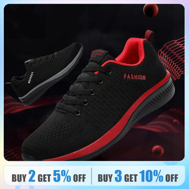 Unisex Running Sneakers - Lightweight, Breathable Mesh Sport Shoes for Men and Women, Fashionable Casual Moccasins