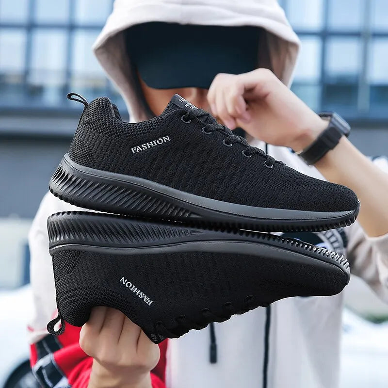Unisex Running Sneakers - Lightweight, Breathable Mesh Sport Shoes for Men and Women, Fashionable Casual Moccasins