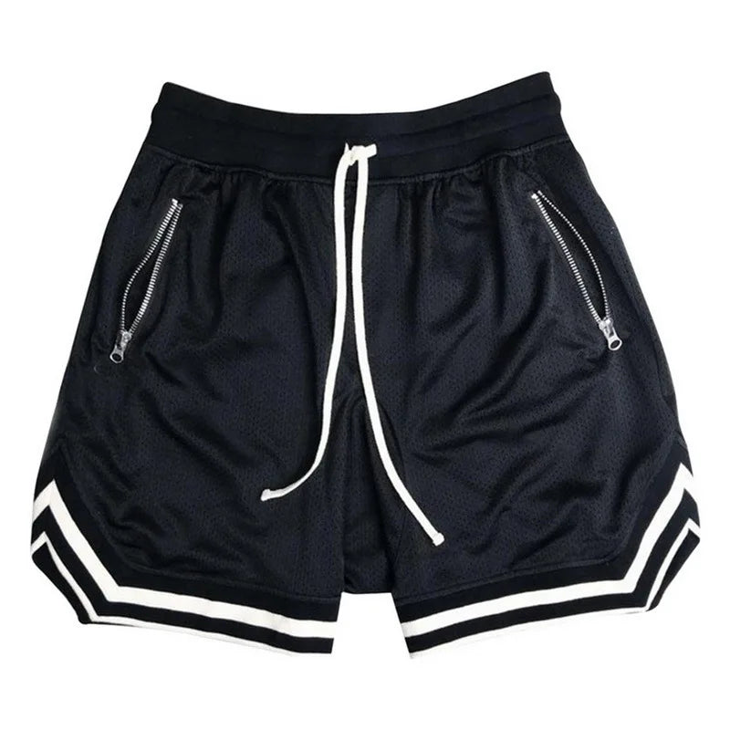 Men's Sports Basketball Shorts - Mesh Quick Dry Gym Shorts for Summer Fitness, Casual Breathable Short Pants for Jogging