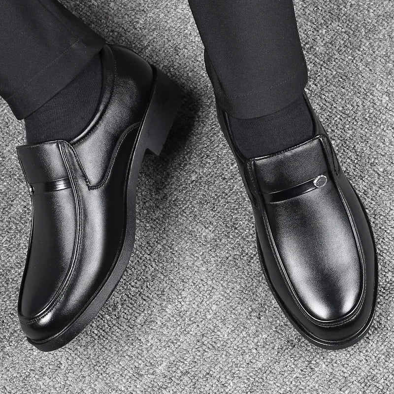 Men's Elegant Dress Shoes - Formal Italian Leather Business Shoes for Social and Casual Luxury Wear