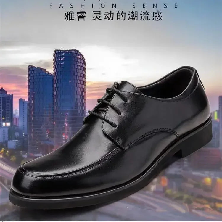 Men's Elegant Dress Shoes - Formal Italian Leather Business Shoes for Social and Casual Luxury Wear