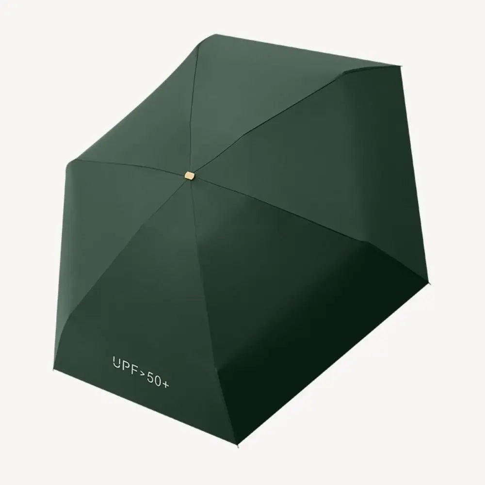 Mini Sun Umbrella - Compact Pocket-Sized, Vinyl Folding Rain Umbrella with UV Protection, Capsule Sunshade Parasol