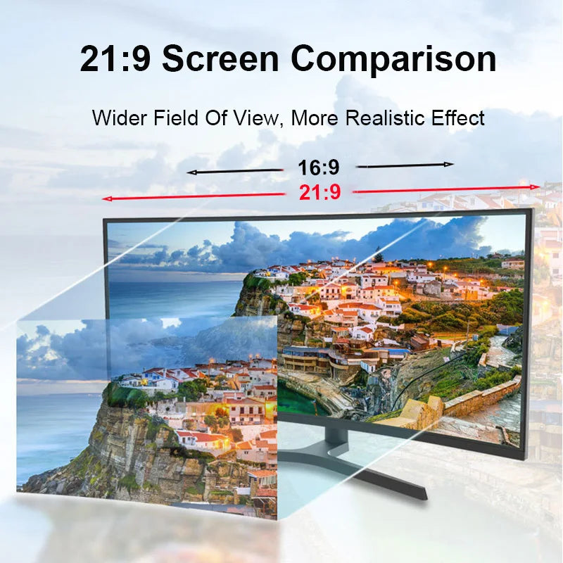 Upgrade Your Visuals: 34" Widescreen 4K 165Hz Curved Gaming Monitor