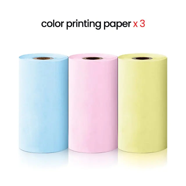 Cat Shape Mini Printer - Pocket-Sized Thermal Inkless Black and White Printer with Bluetooth Connectivity