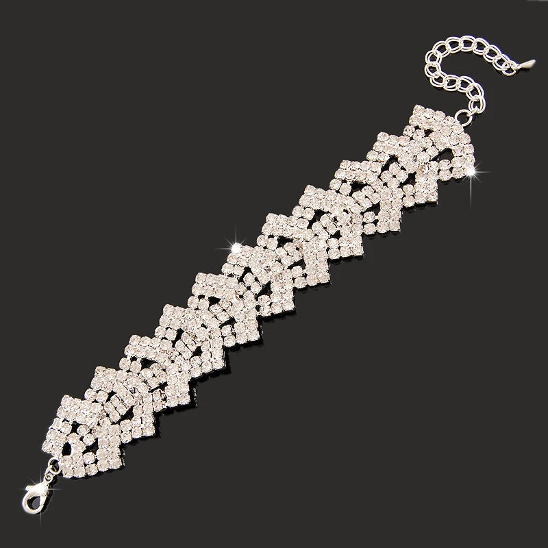 Wedding & Engagement Sparkle: 925 Silver Charm Bracelet
