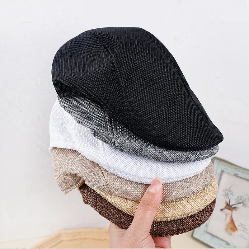 Timeless Style: Men's Classic Newsboy Beret