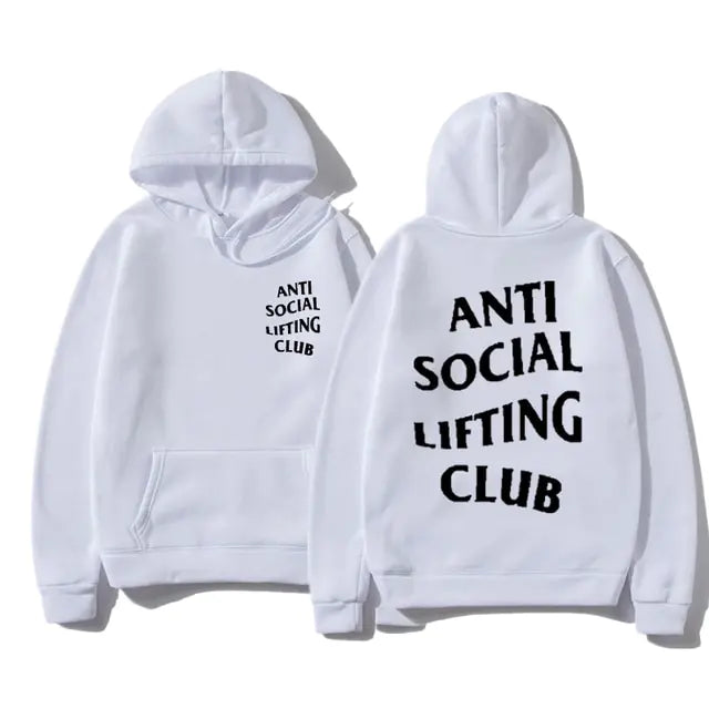 Anti Social Lifting Club Hoodies - Stylish Comfort for Autumn and Winter