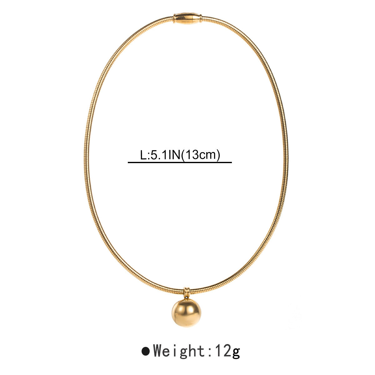 Elegant & Durable: Titanium Steel Elbow Chain Necklace for Women