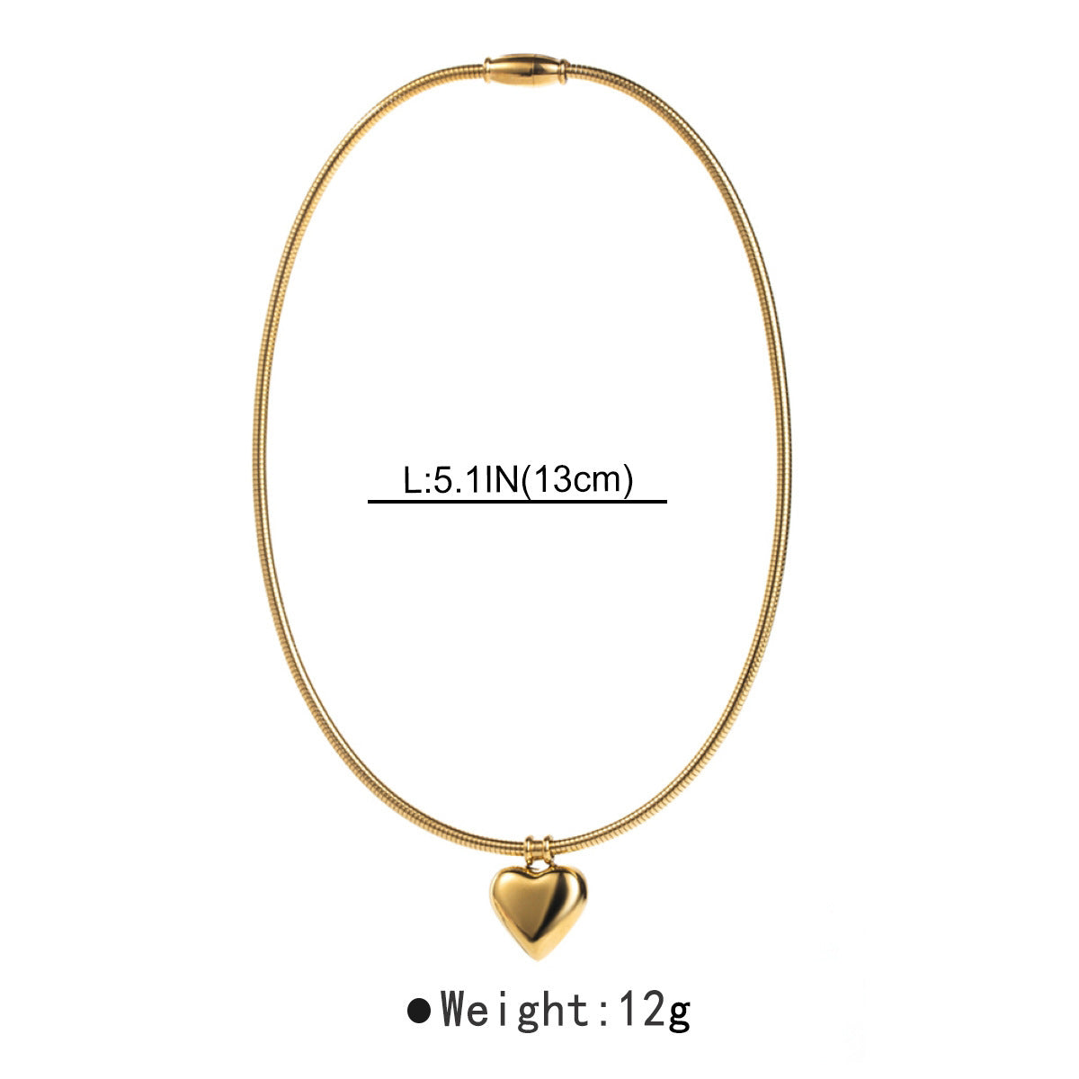 Elegant & Durable: Titanium Steel Elbow Chain Necklace for Women