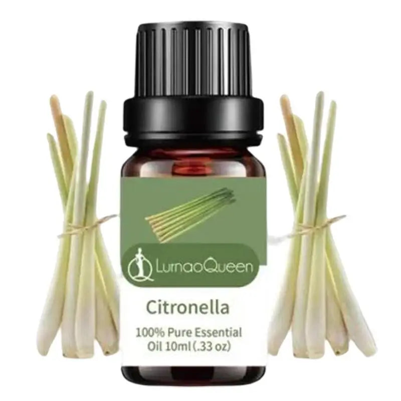 Organic Essential Oils for Aromatherapy - Bergamot, Sandalwood, Lemongrass, Peppermint for Sleep & Diffusers
