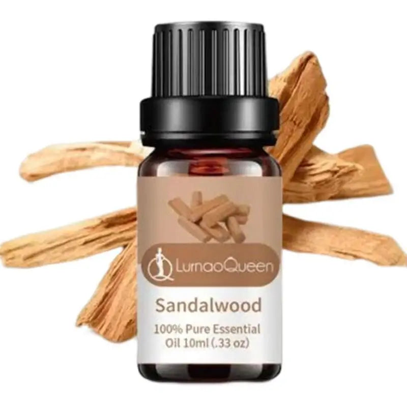 Organic Essential Oils for Aromatherapy - Bergamot, Sandalwood, Lemongrass, Peppermint for Sleep & Diffusers
